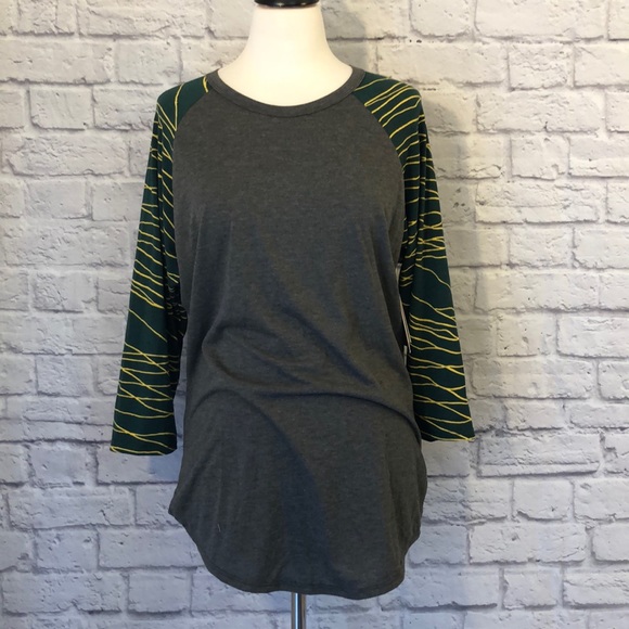 LuLaRoe Tops - FINAL Price LuLaRoe Randy 3/4 Sleeve Baseball Tee